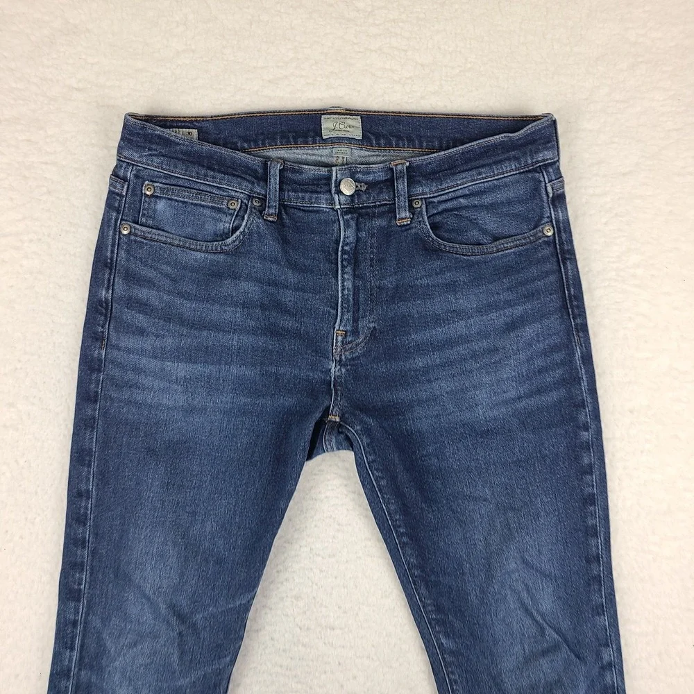 J Crew Jeans Mens 34x30 Blue 250 Kurabo Premium Japense Fabric Dark Wash Denim